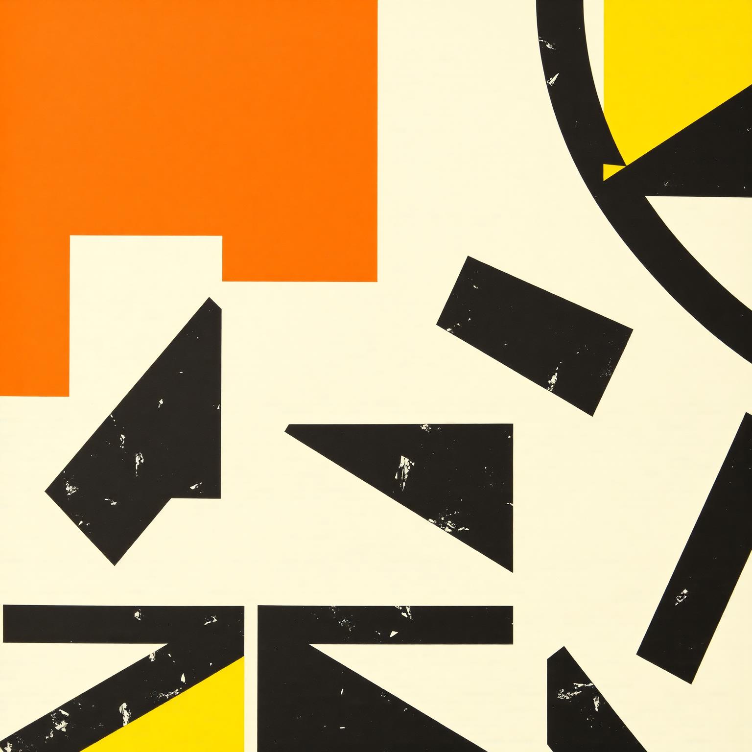 Brutalist editorial collage in Agency.bg colors